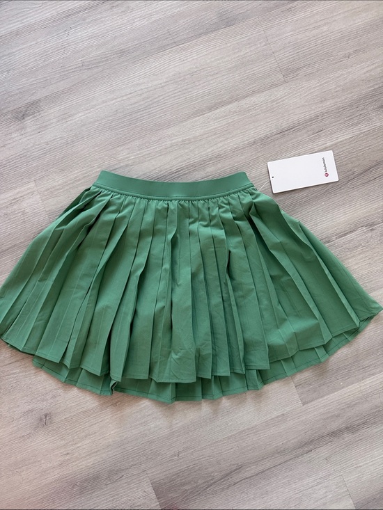 lululemon athletica Dresses & Skirts - Green Pleated Mini tennis Skirt - Women's Lululemon